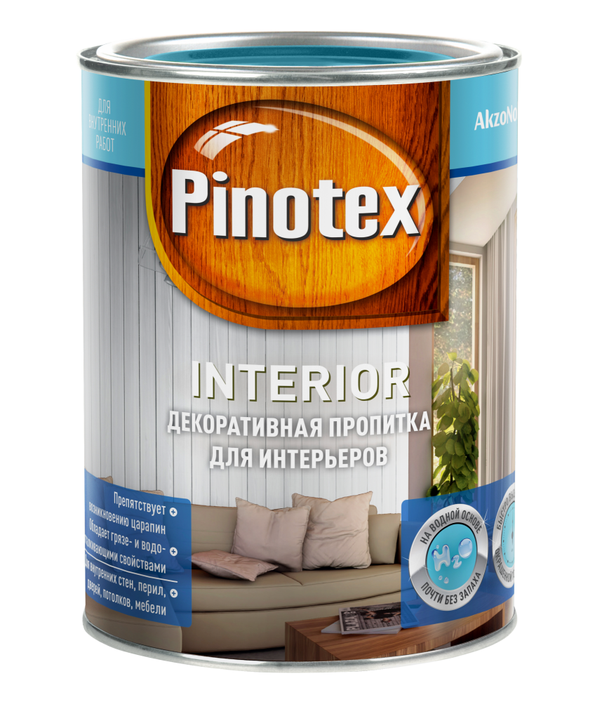 Pinotex Interior купить в Белгороде по цене от 759.00 руб. Пинотекс  Интериор декоративная пропитка для древесины на водной основе в  интернет-магазине красок КраскиНаДом.